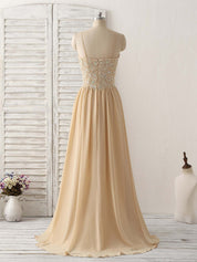 A-Line Sweetheart Neck Floor-Length Tulle Gown with Beaded Bodice Prom Dress