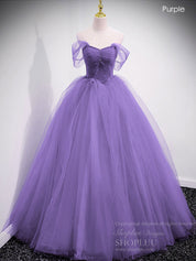 Ball Gown Sweetheart Floor-Length Tulle Prom Dress with Beaded Corset Bodice