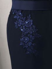 Beaded Sweetheart Neckline Mermaid Floor-Length Chiffon Prom Dress