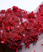 A-line Sweetheart Strapless Short Tulle Homecoming Dress with 3D Floral Appliqué