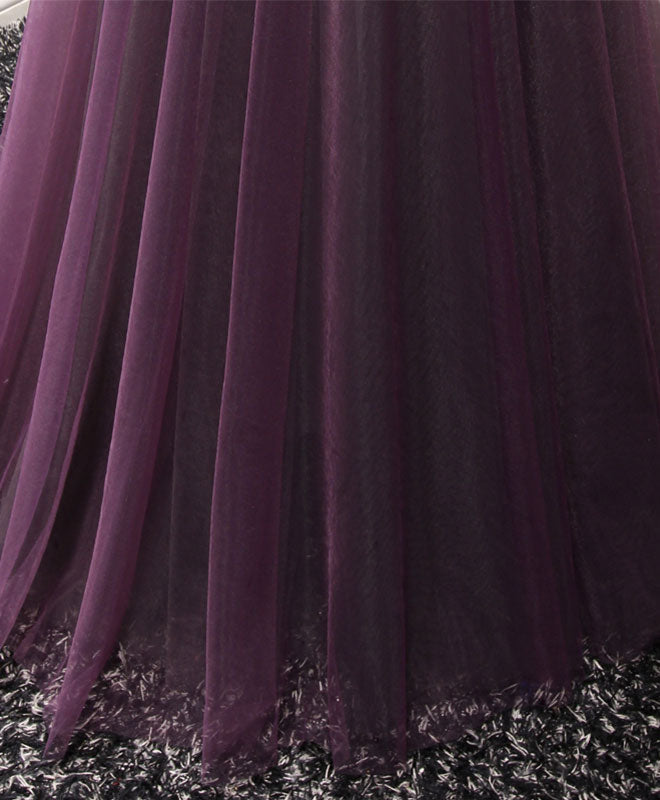 Off-The-Shoulder Floral Lace Tulle High-Low Prom Dress With Lace-Up Back
