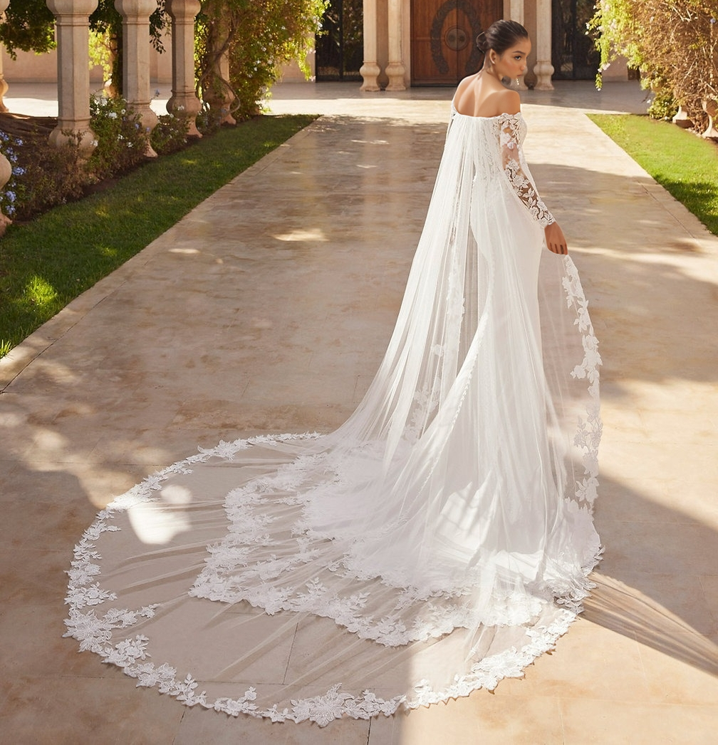 Mermaid Satin Lace Corset Off Shoulder Boho Wedding Dresses for Bride HE876