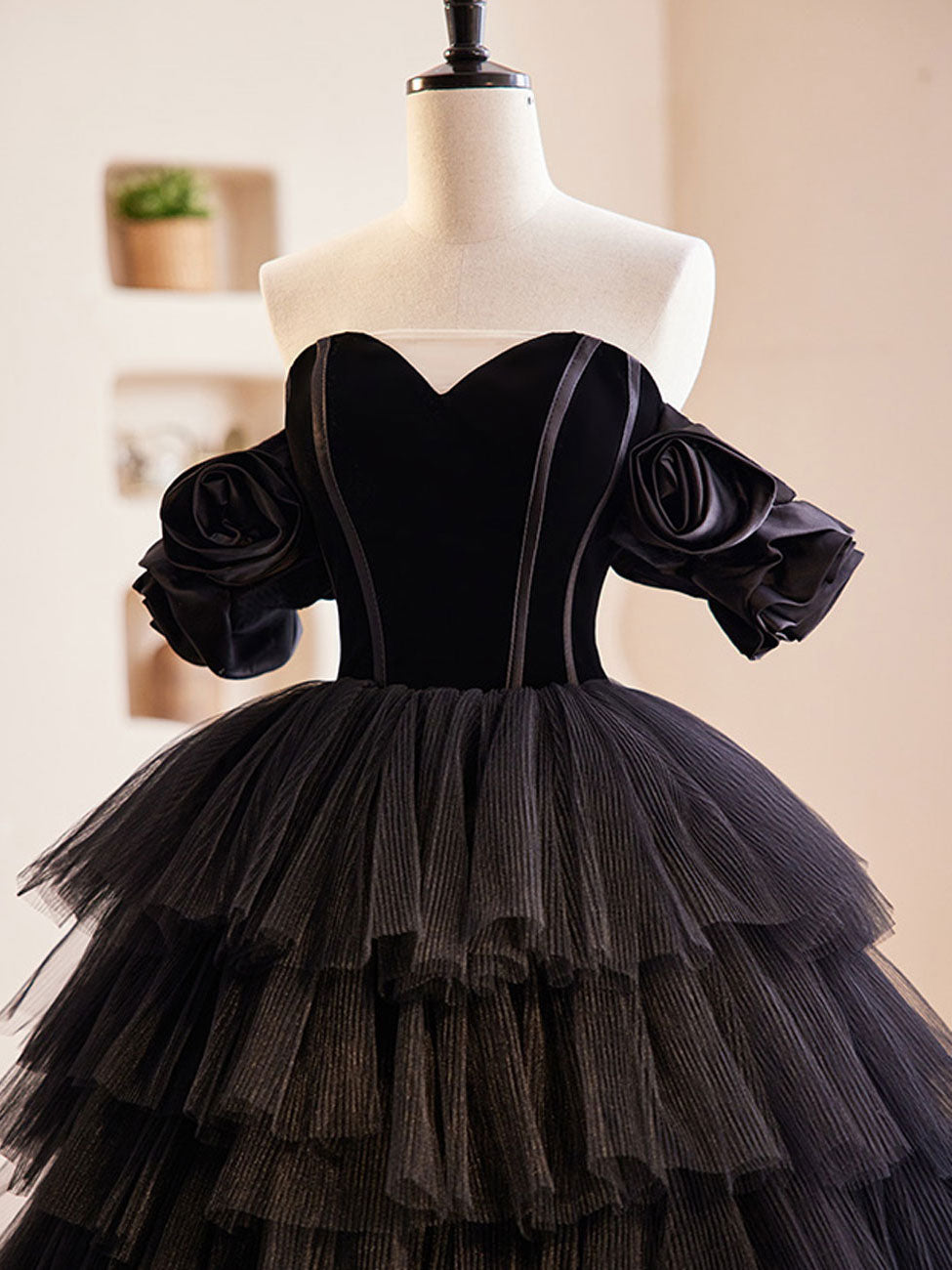 Black Formal Evening Dress