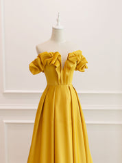 Yellow Formal Evening Dress