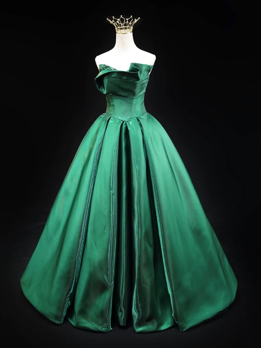 Green Long Prom Dress