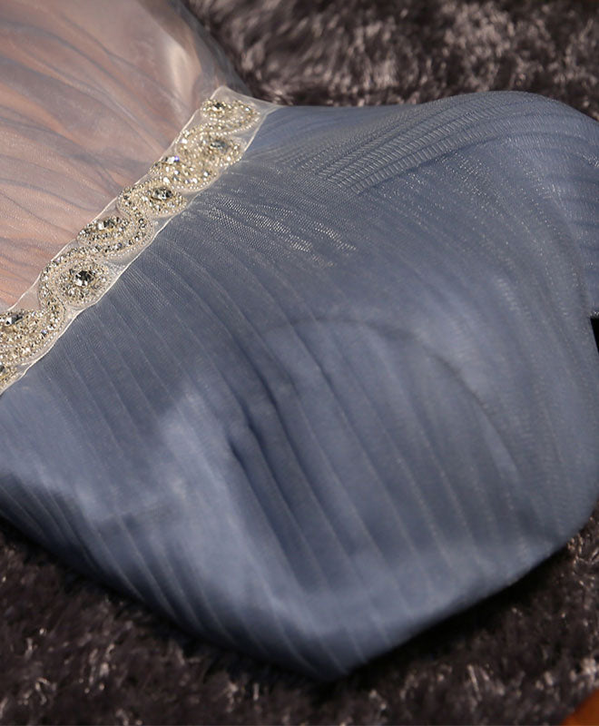 Strapless Sweetheart Tulle Short Homecoming Dress With Beaded Waistband & Lace-Up Back